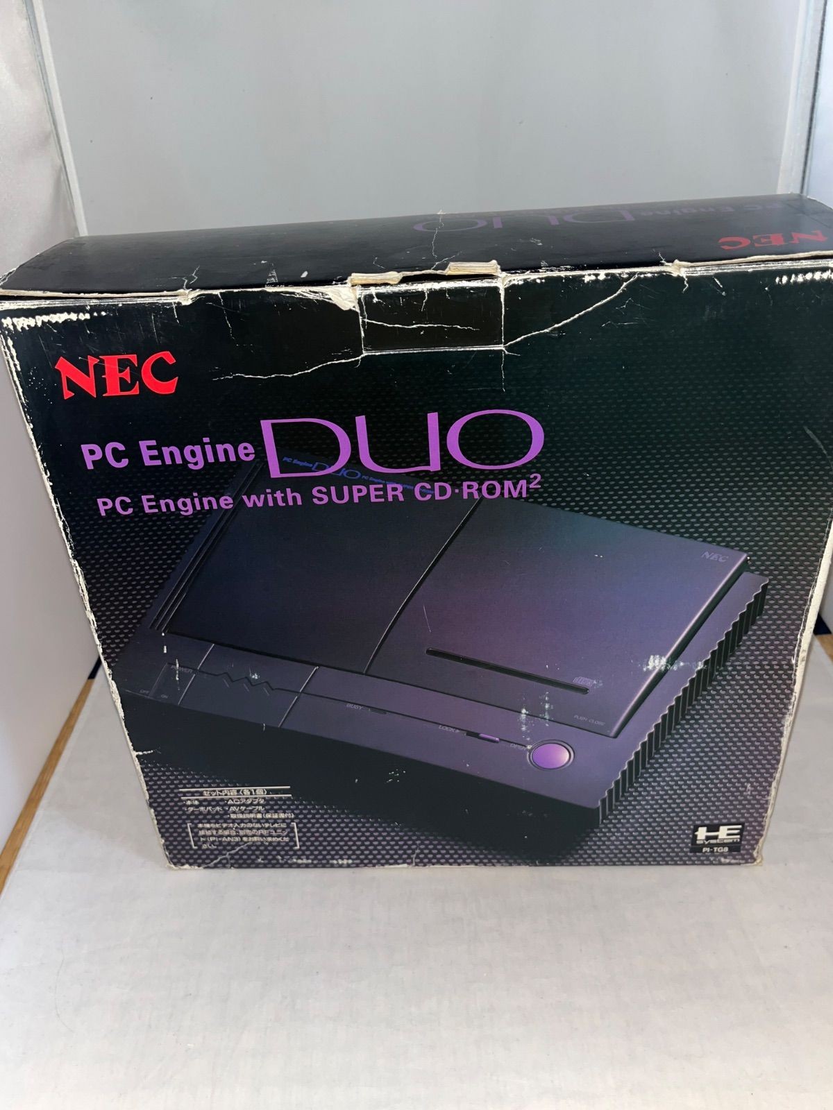 PC engine DUO console NEC Japan model game controller set s2251M