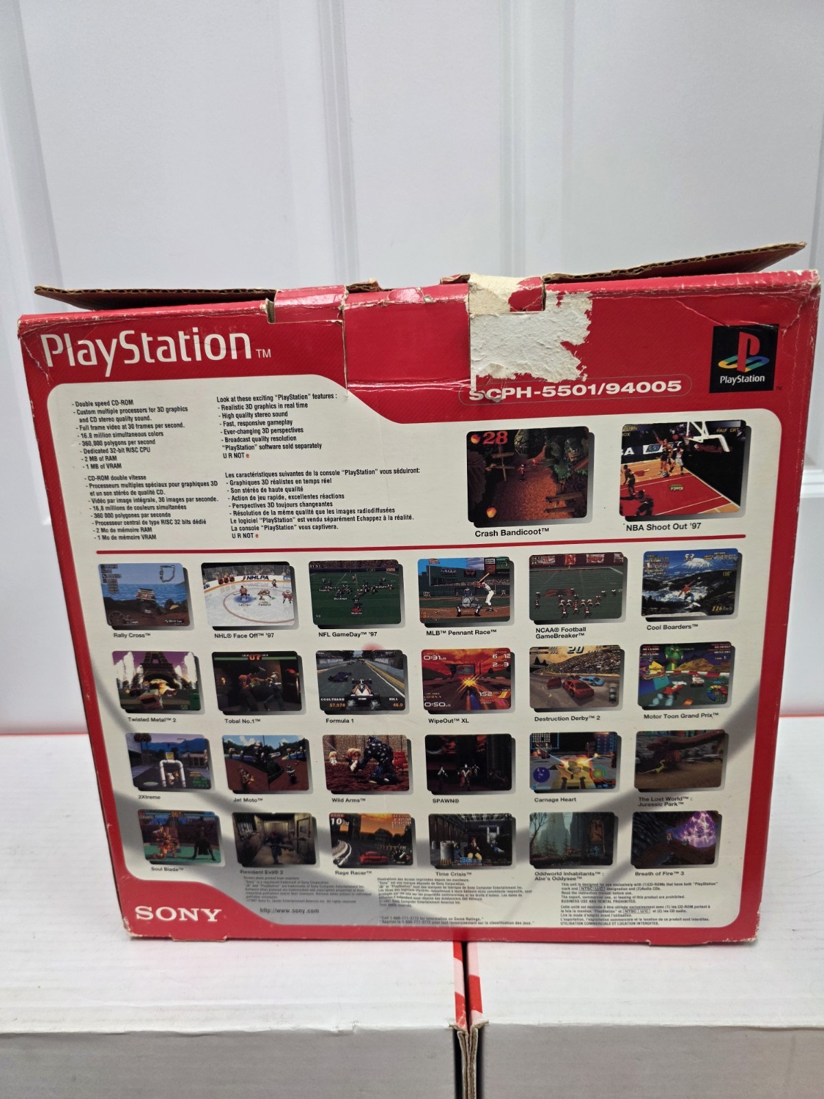 Sony Playstation Console PS1 SCPH-5501 System Complete in Box CIB Tested – NICE