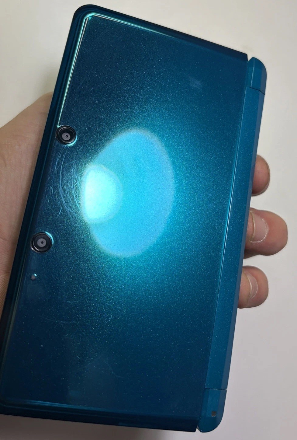 MINT Original Nintendo 3DS Handheld System Aqua Blue Tested Working Console