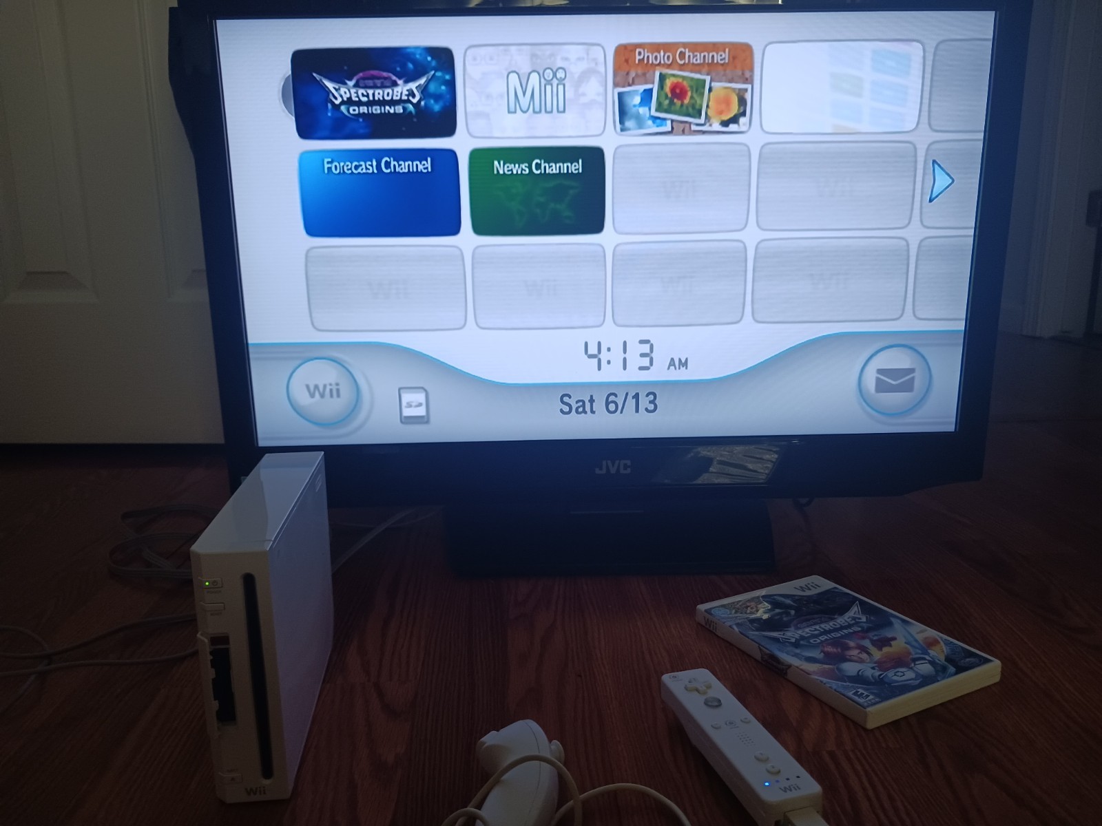 Nintendo Wii Console Bundle (RVL-001) Spectrobes Origins GameCube Compatible