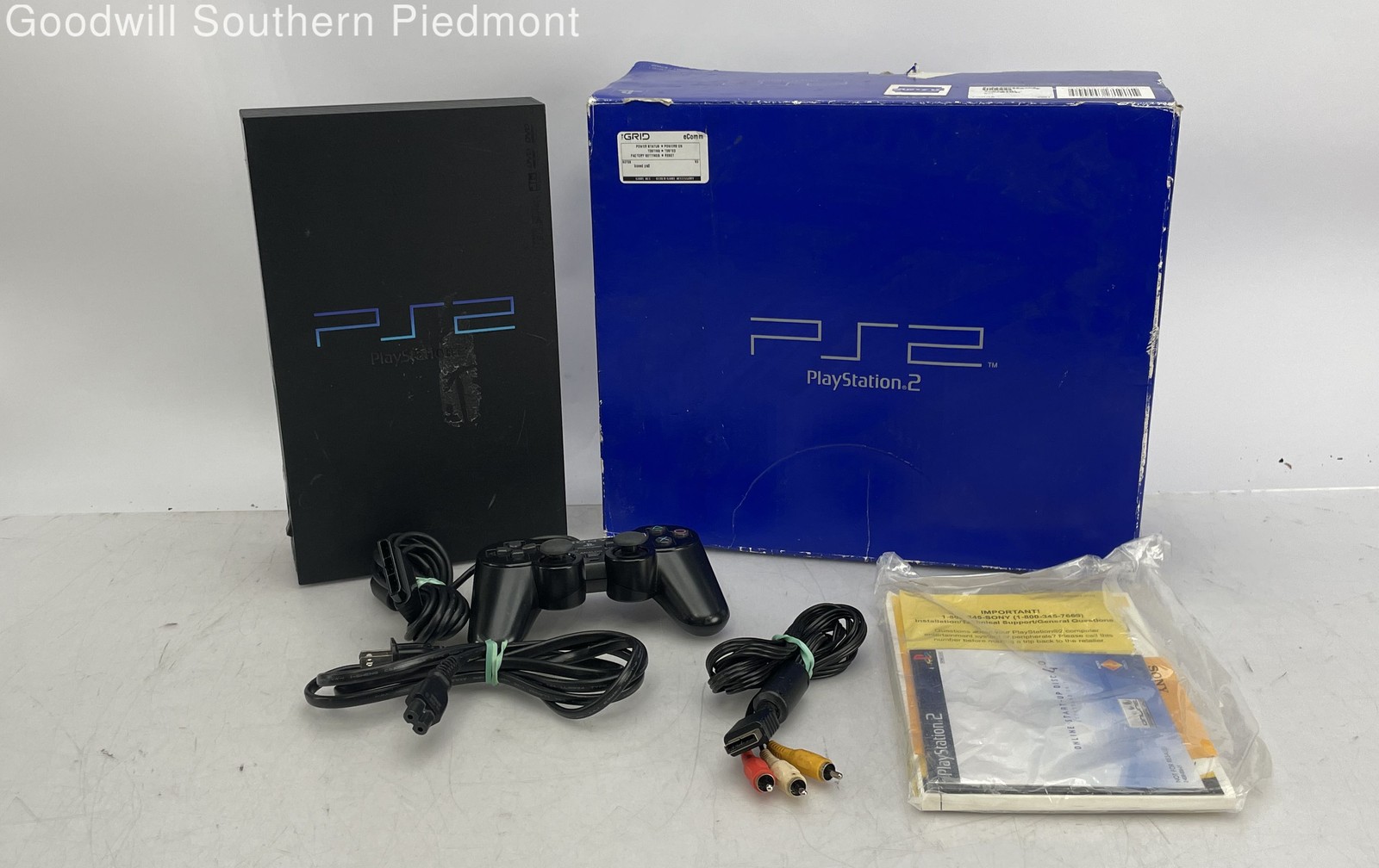 Sony PlayStation 2 PS2 SCPH-30001 R Video Game Console with Box Bundle – Tested
