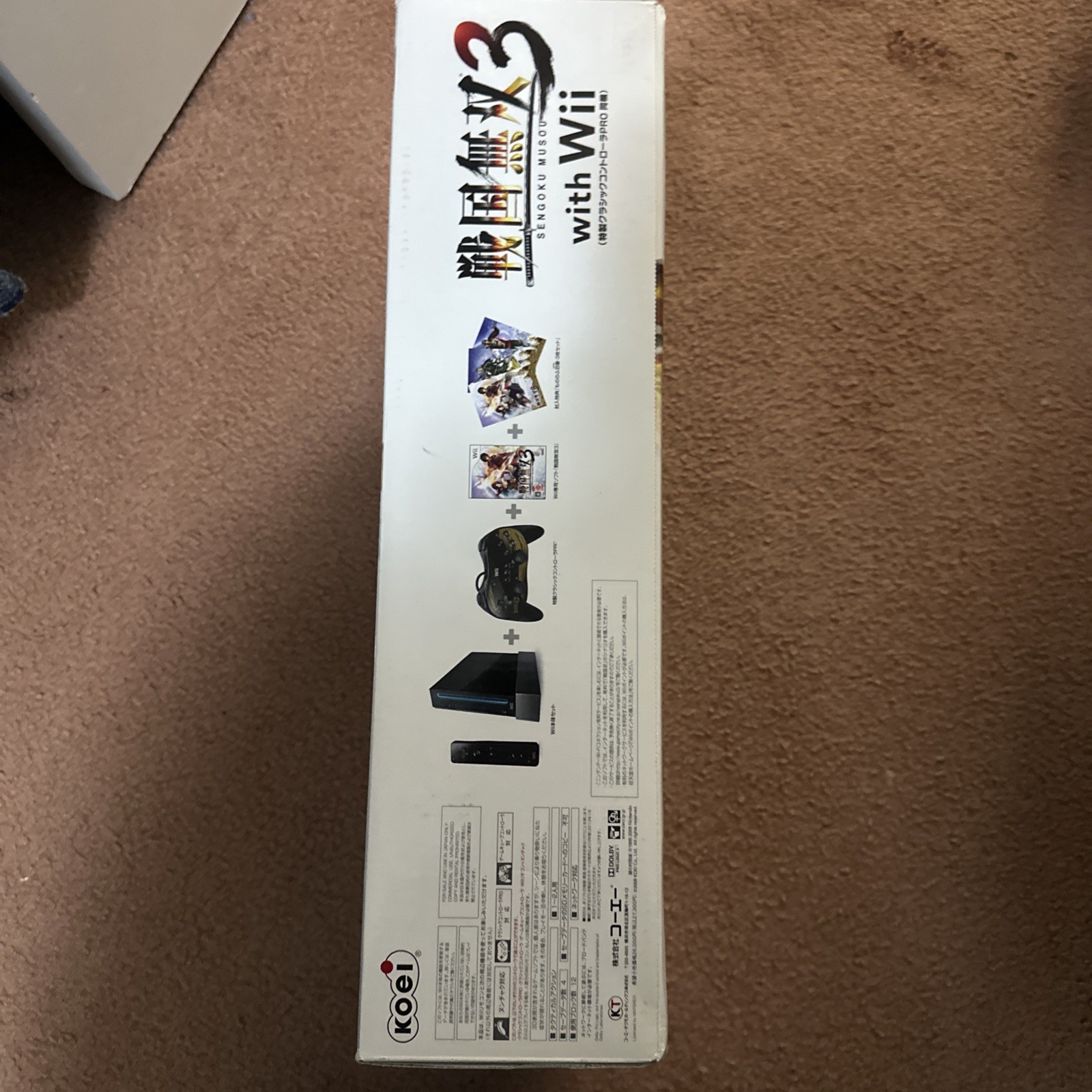 Sengoku Musou 3 (Nintendo Wii, 2009) Koei Japanese + Console + Controller