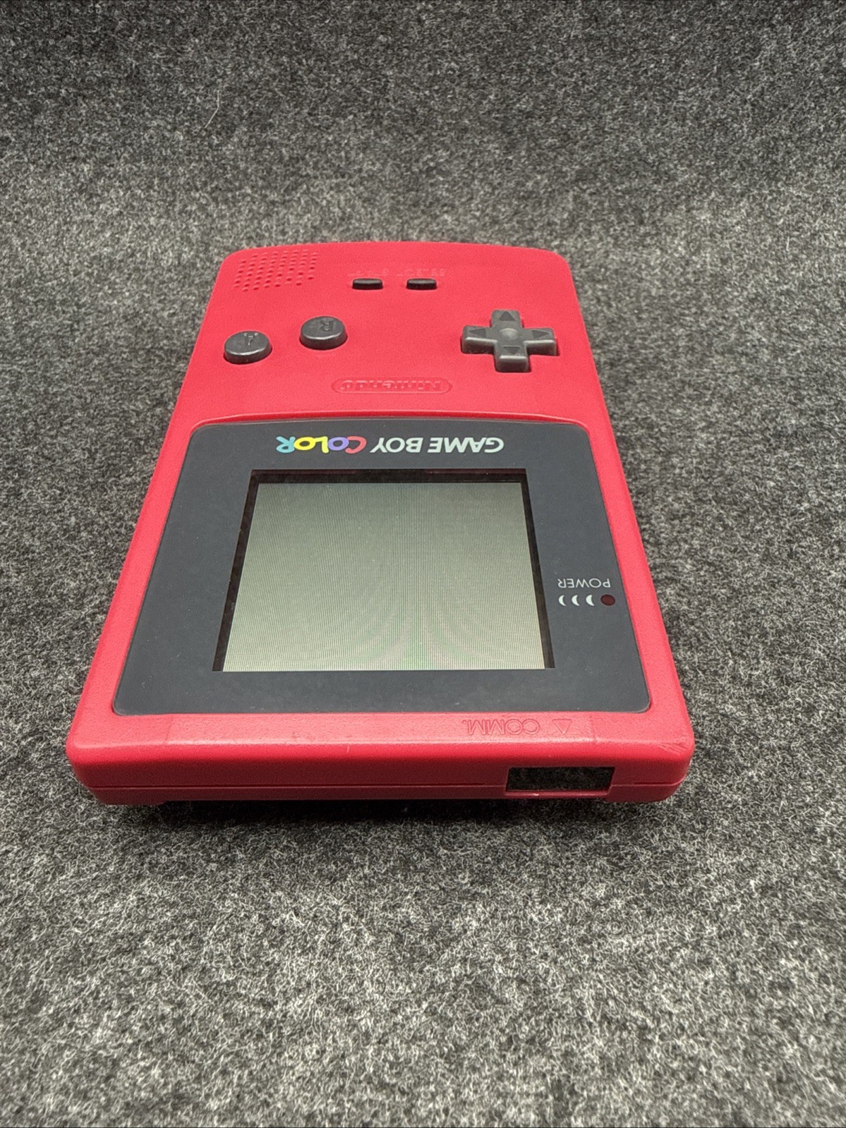 Nintendo Game Boy Color Berry Pink Console CGB-001 TESTED W/New Glass Lens