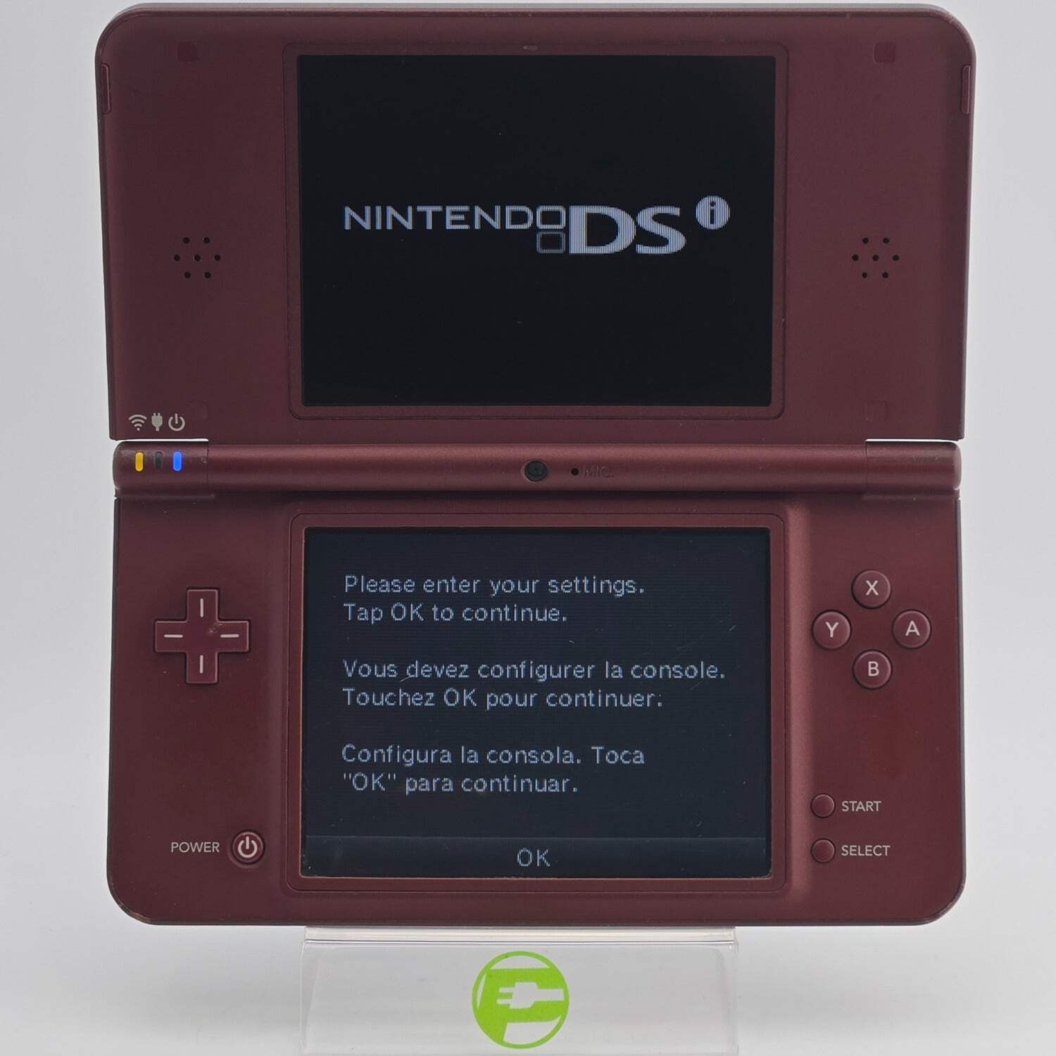 Nintendo DSi XL Handheld Game Console Only UTL-001 Burgundy