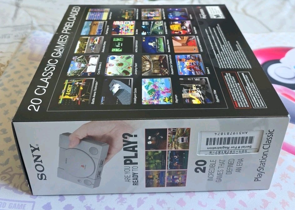 Official Sony PlayStation Classic Mini -With 20 Games Pre-Installed -SHIPS TODAY