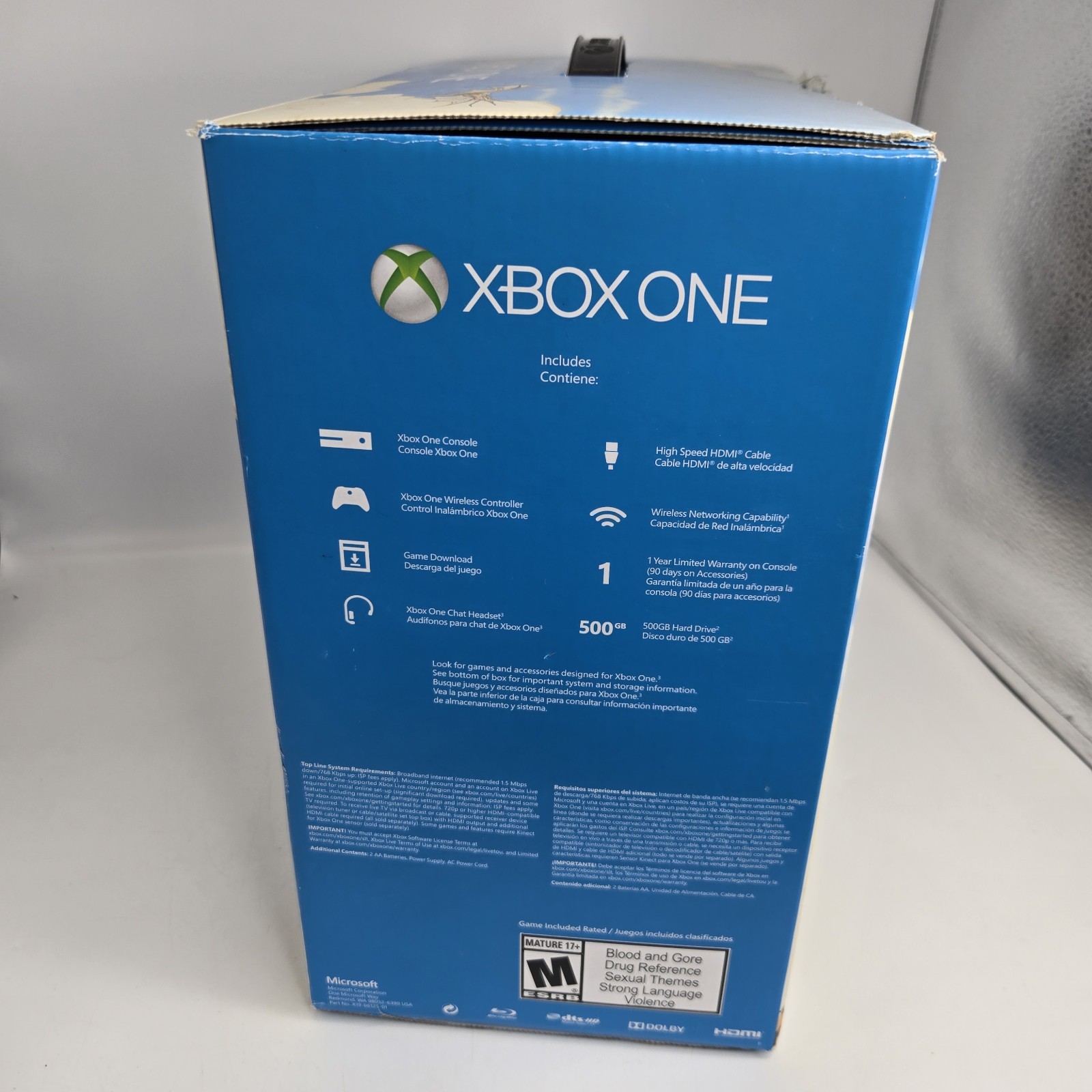 Microsoft Xbox One Special Edition Sunset Overdrive ****BOX ONLY****