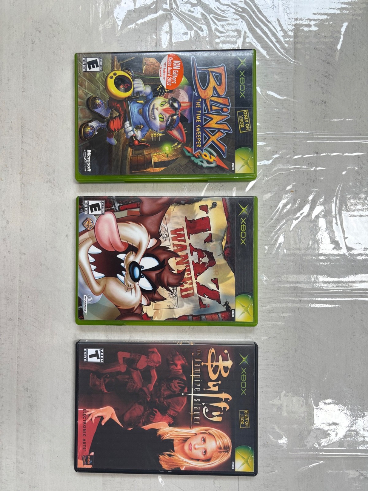 Xbox, perfect condition, comes w/ controllers and 3 free games