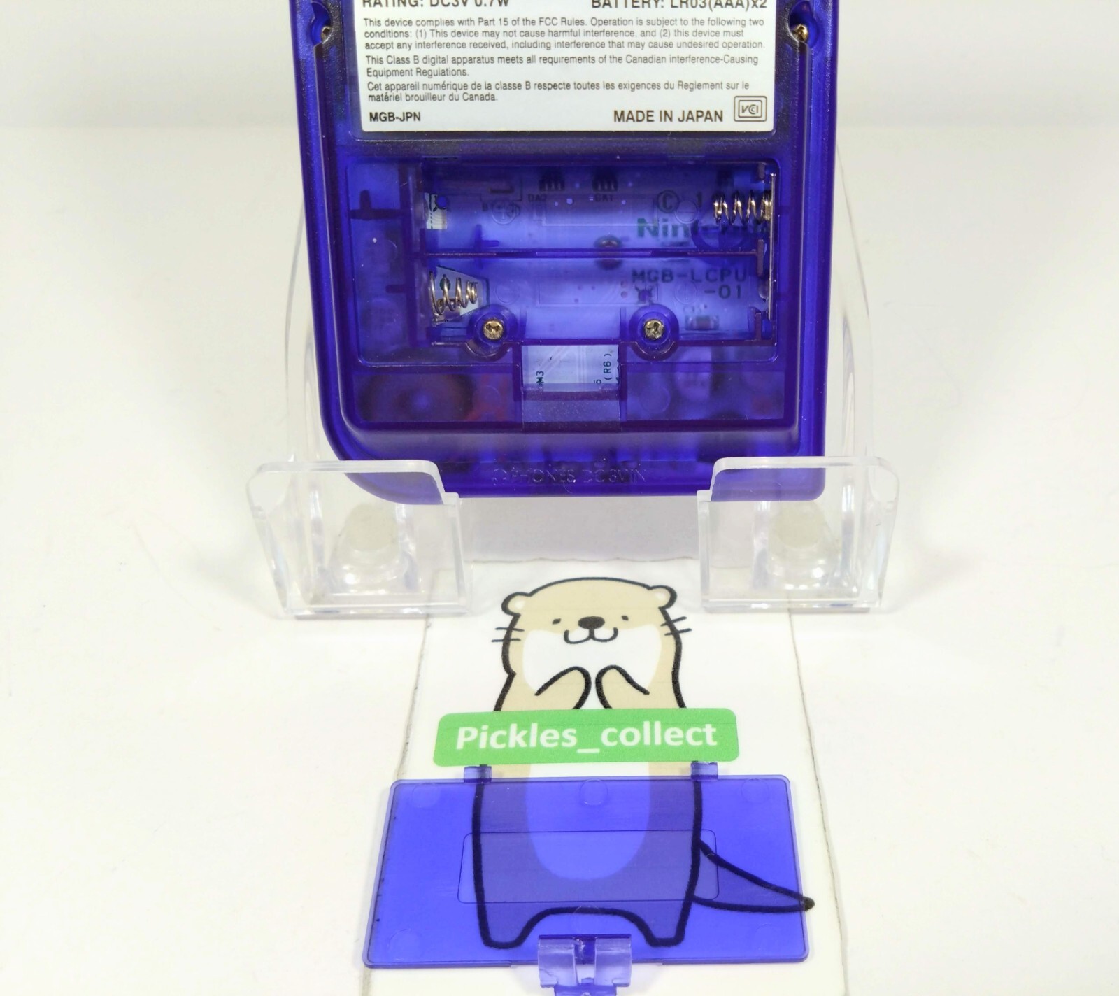 Shell Refurbished Game Boy Pocket Midnight Blue Console only MGB-001 Nintendo