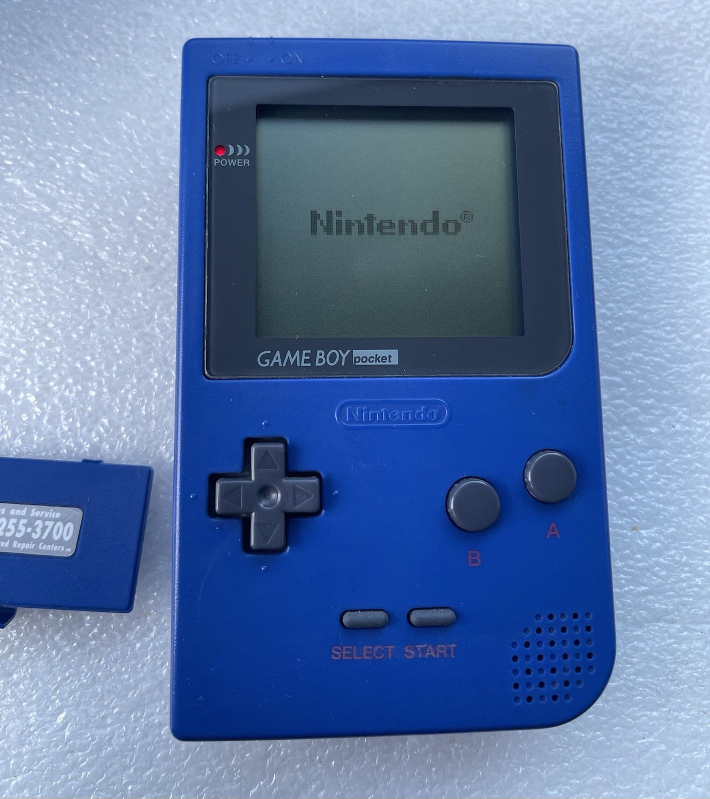 Nintendo Game Boy Pocket Blue Handheld Console MGB-001 Tetris & accessories