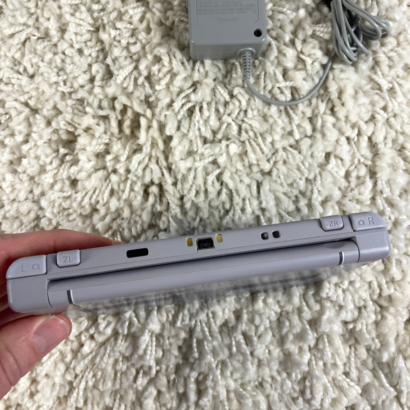 Nintendo New 3DS XL Super Nintendo SNES Edition Gray Purple NTSC RED-001 Tested