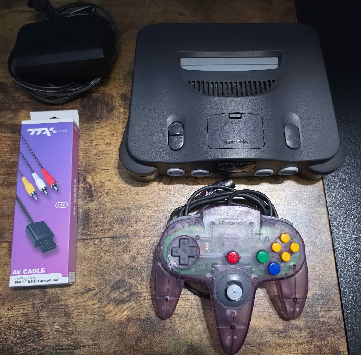 Nintendo 64 Console with Controller (Fully Tested and Working)