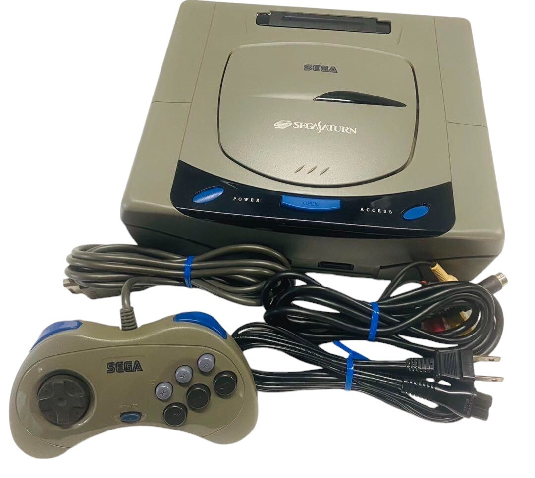Sega Saturn Console Gray HST-3200 Japanese Version select bandle Tested NTSC-J