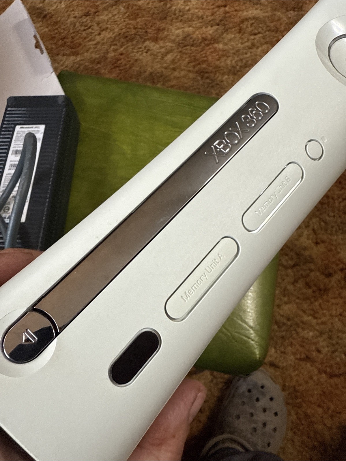 Microsoft Xbox 360 Pro White HDMI Tested & Working With Extras In Box Hard Drive