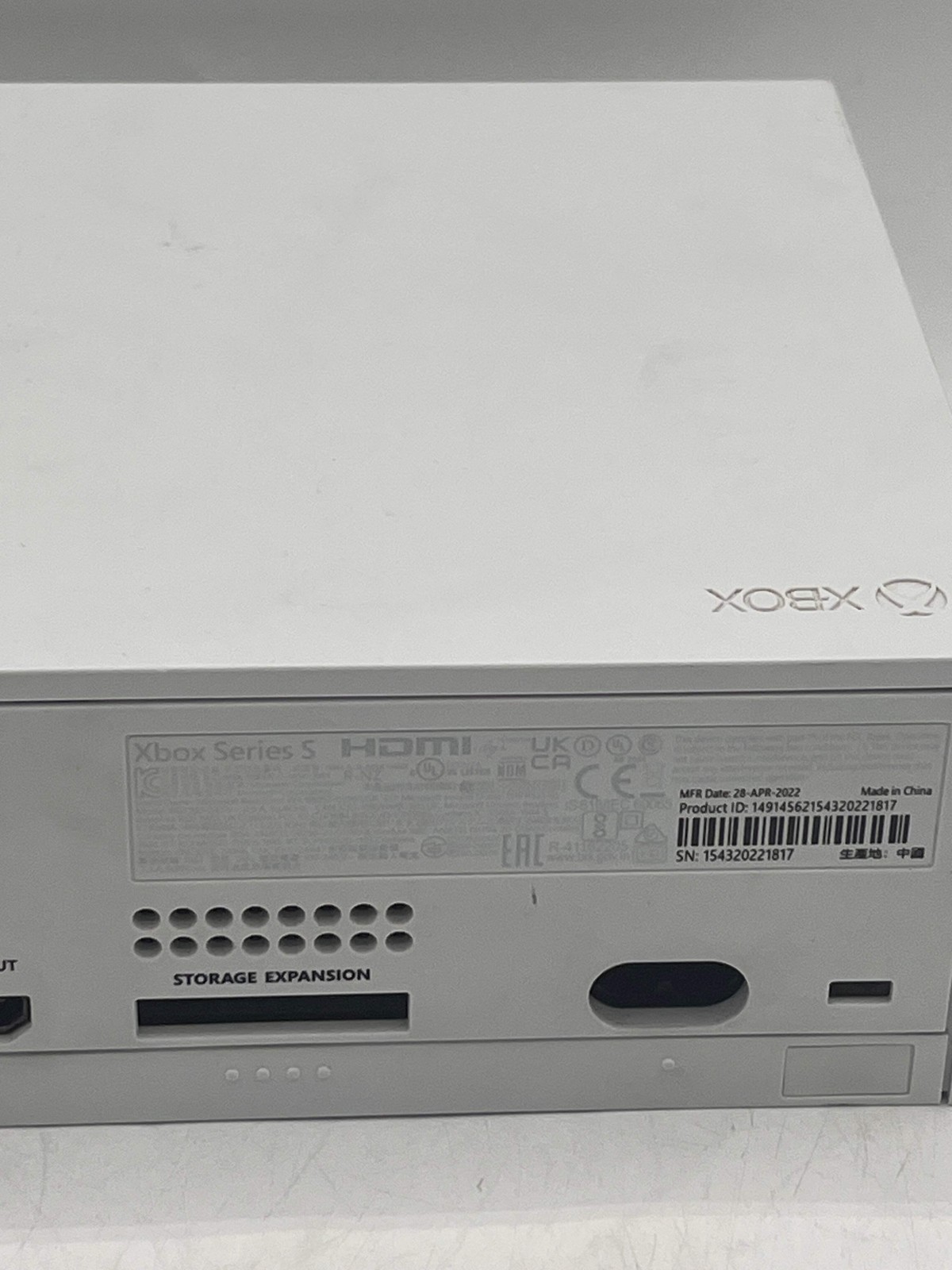 Microsoft Xbox Series S 1883 512GB Console White Tested Free Shipping
