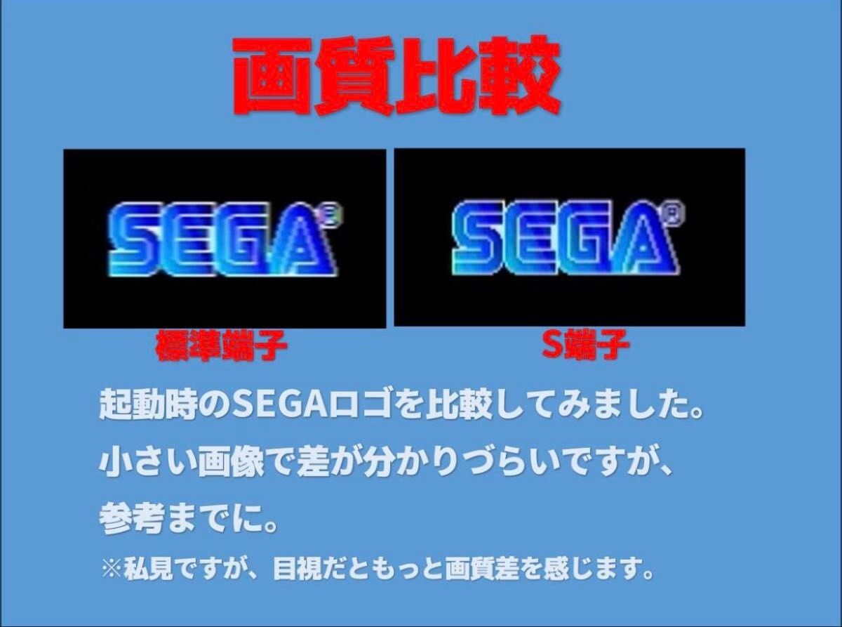 SEGA Mega Drive Console 6 Button Pad Sonic Set S-Video NTSC-J Japan