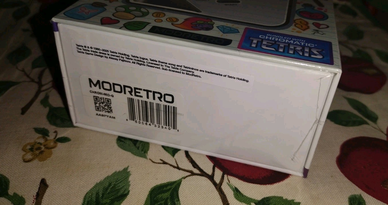 MOD RETRO CHROMATIC WITH TETRIS GAME NEW MIDNIGHT GREY GORILLA GLASS MODRETRO