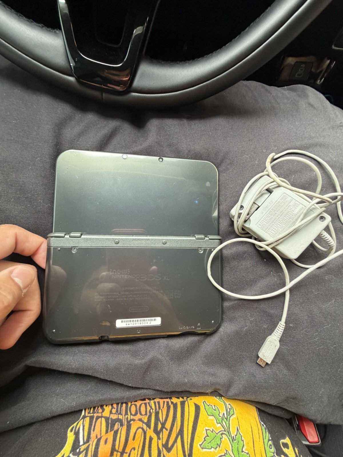 New Nintendo 3DS XL Gray Black Console Tested READ DESCRIPTION! SD CARD ISSUES