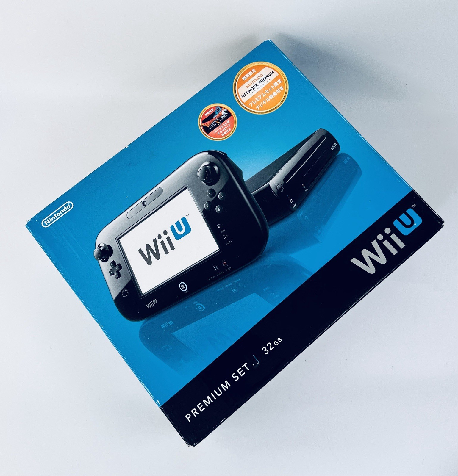 Nintendo Wii U Premium Set 32GB Black Console Japan Ver. Complete Boxed Tested
