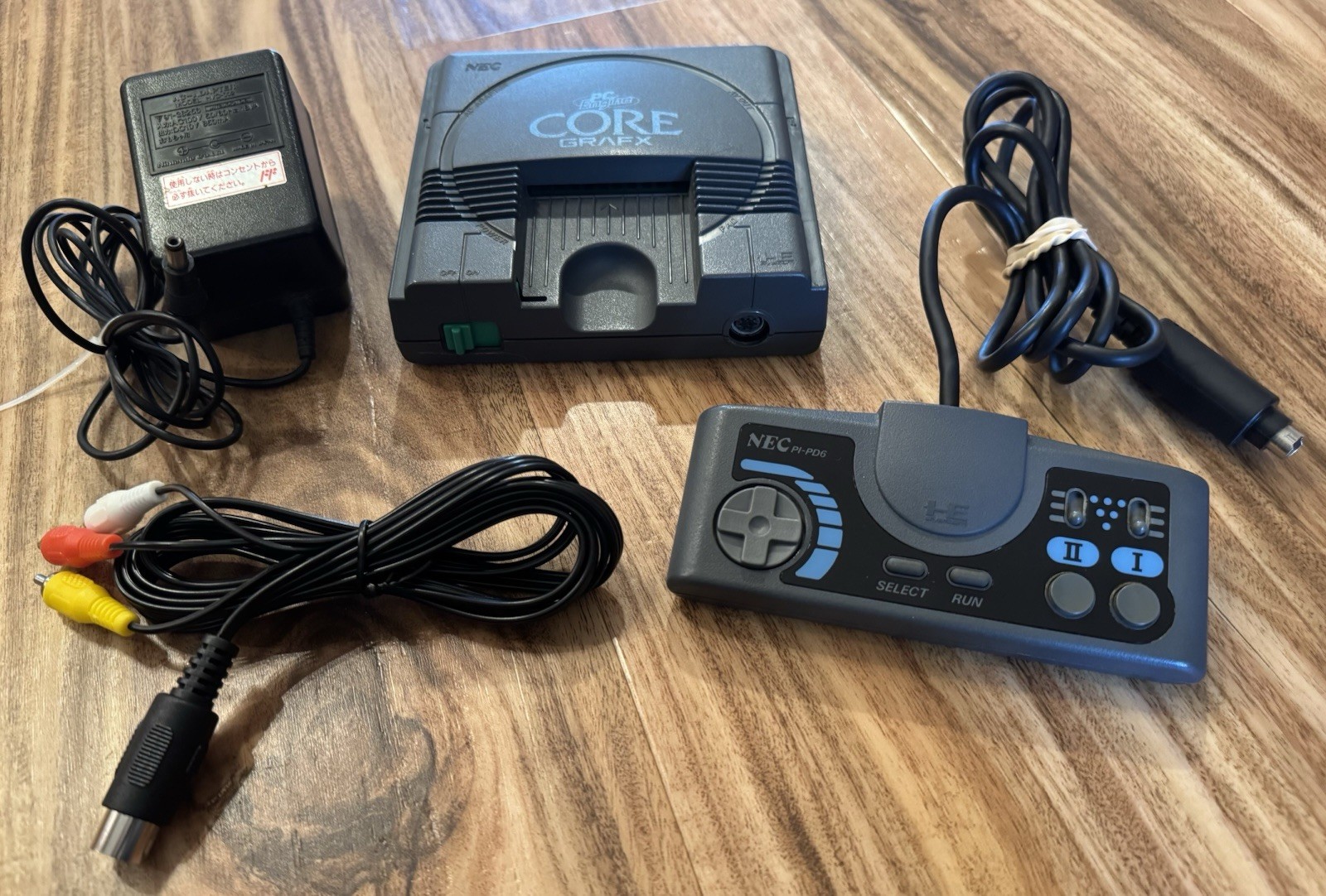 NEC PC Engine CoreGrafx Console Bundle Recap Japan Import US Seller