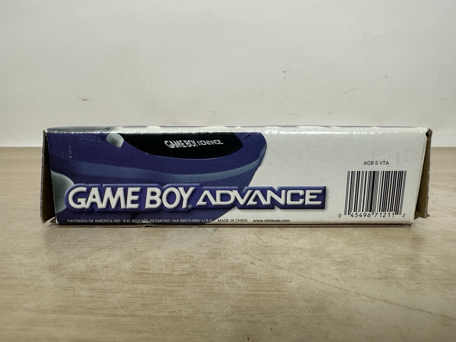 Nintendo Game Boy Advance AGB-001 Indigo Purple GBA Complete in Box CIB – WORKS!