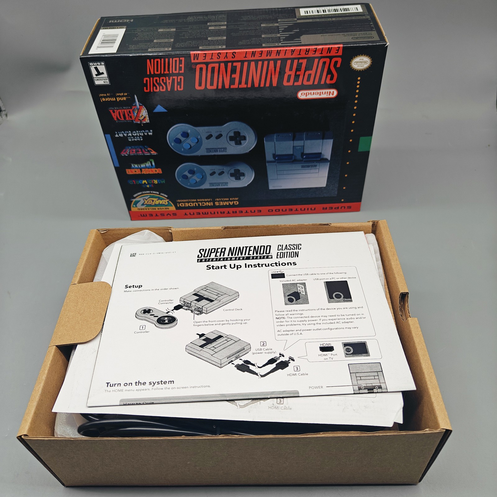 Brand New Super Classic Mini Entertainment System SNES Included 21 Games 1SET