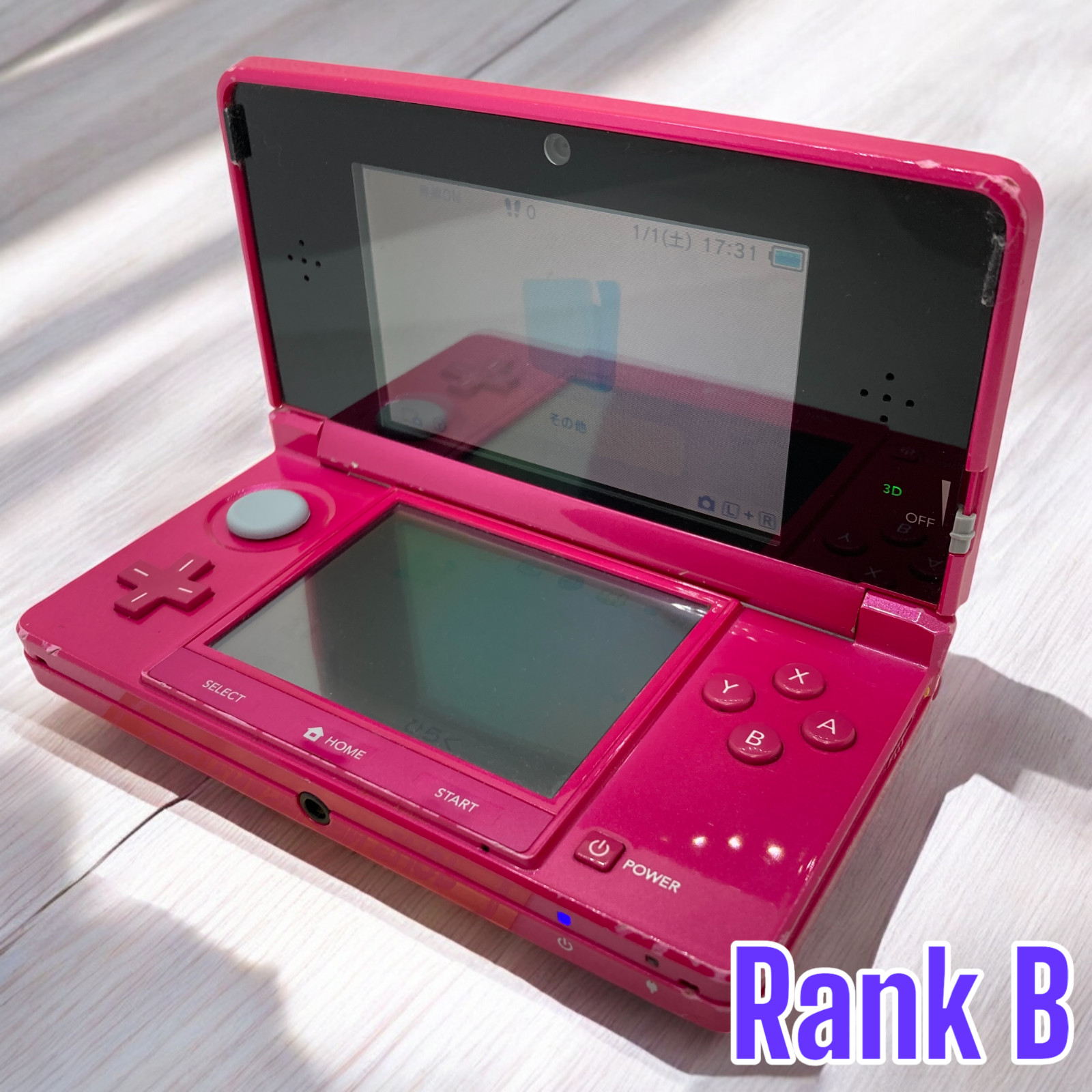 Nintendo 3DS Console Various Colors Japanese Language Working 3 Ranks Black Red