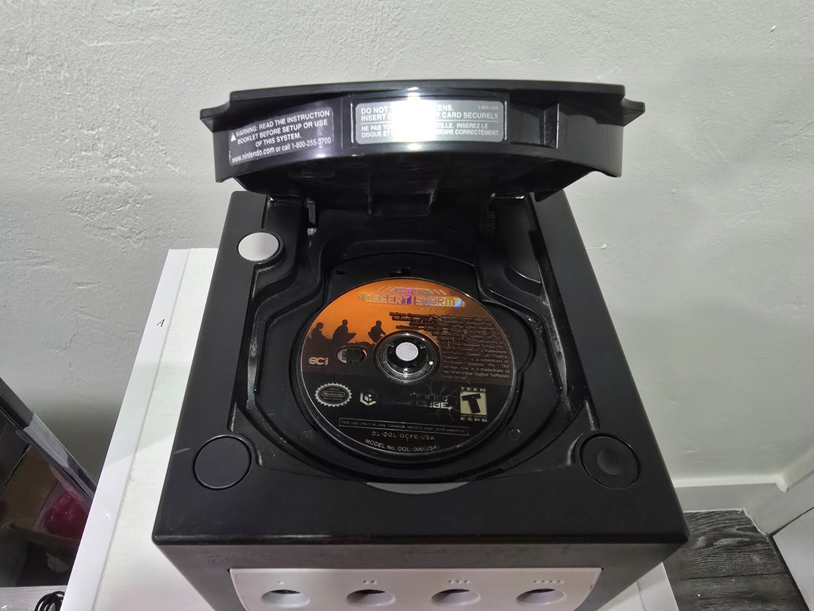Nintendo Gamecube DOL-001 Black in a Box, Tested & Working, Included 7 Games