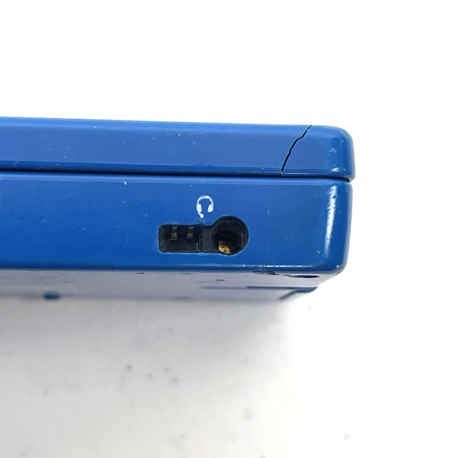 Nintendo DSi Matte Blue Console USA Parts Only Powers On OEM Charger VIDEO
