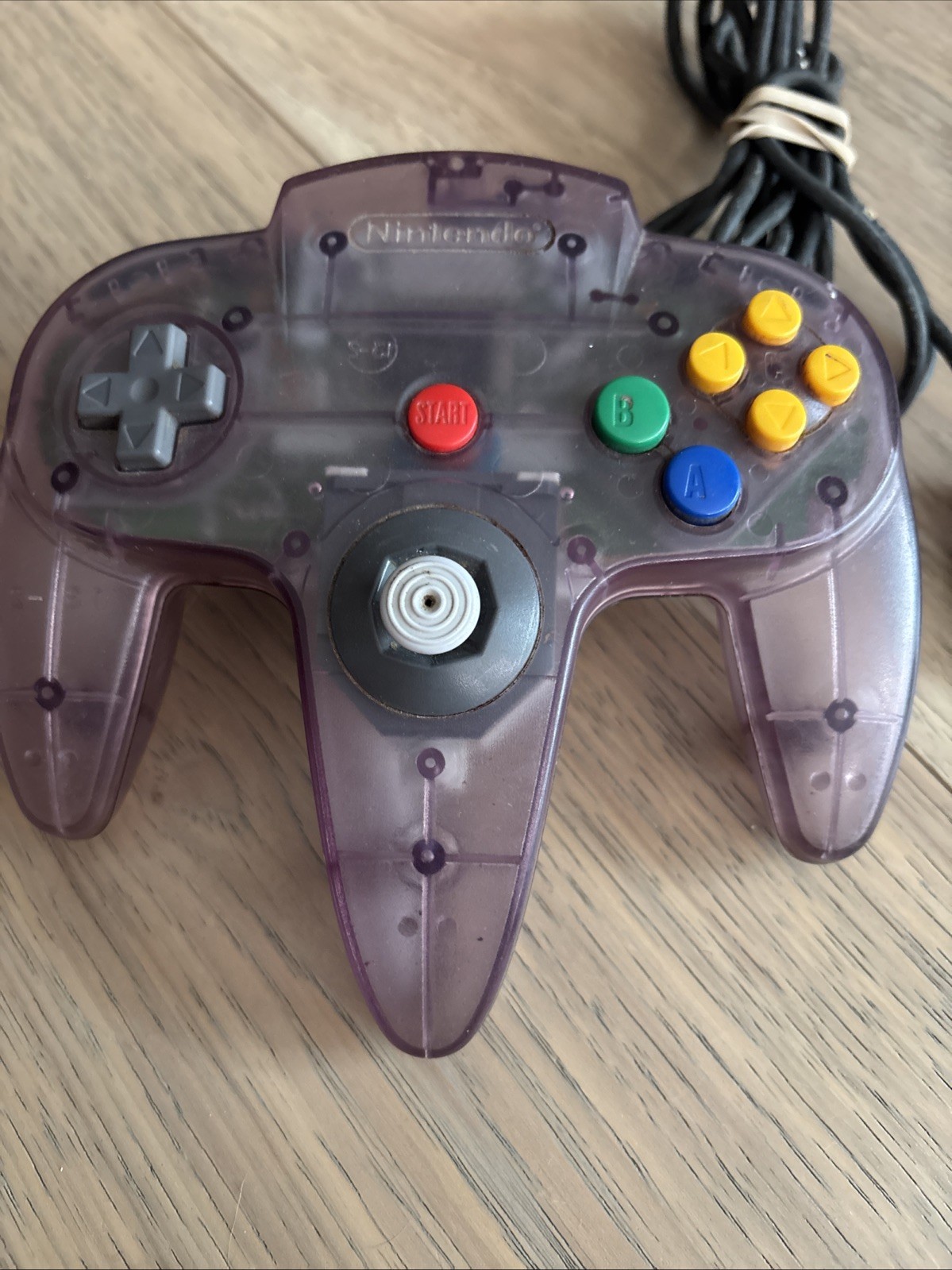Nintendo 64 N64 Console Bundle w/ OEM Controller Cables 1 Game TESTED WORKING