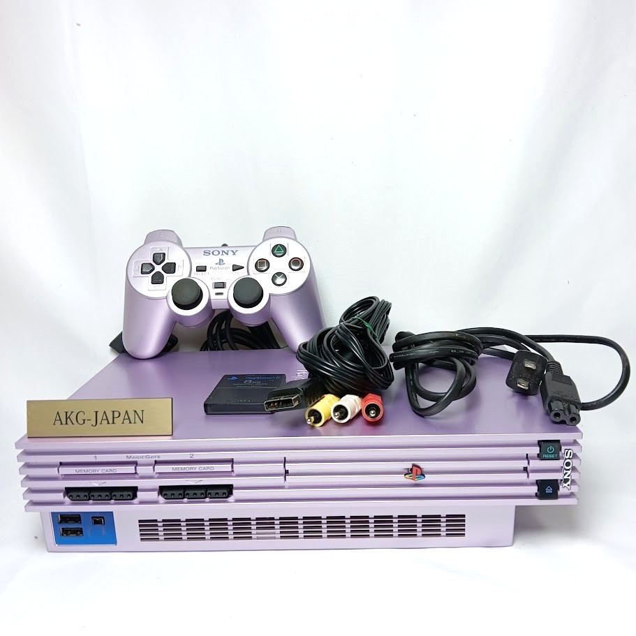 PlayStation 2 PS2 Sakura Pink Console Controller SCPH-39000 NTSC-J Japan Tested