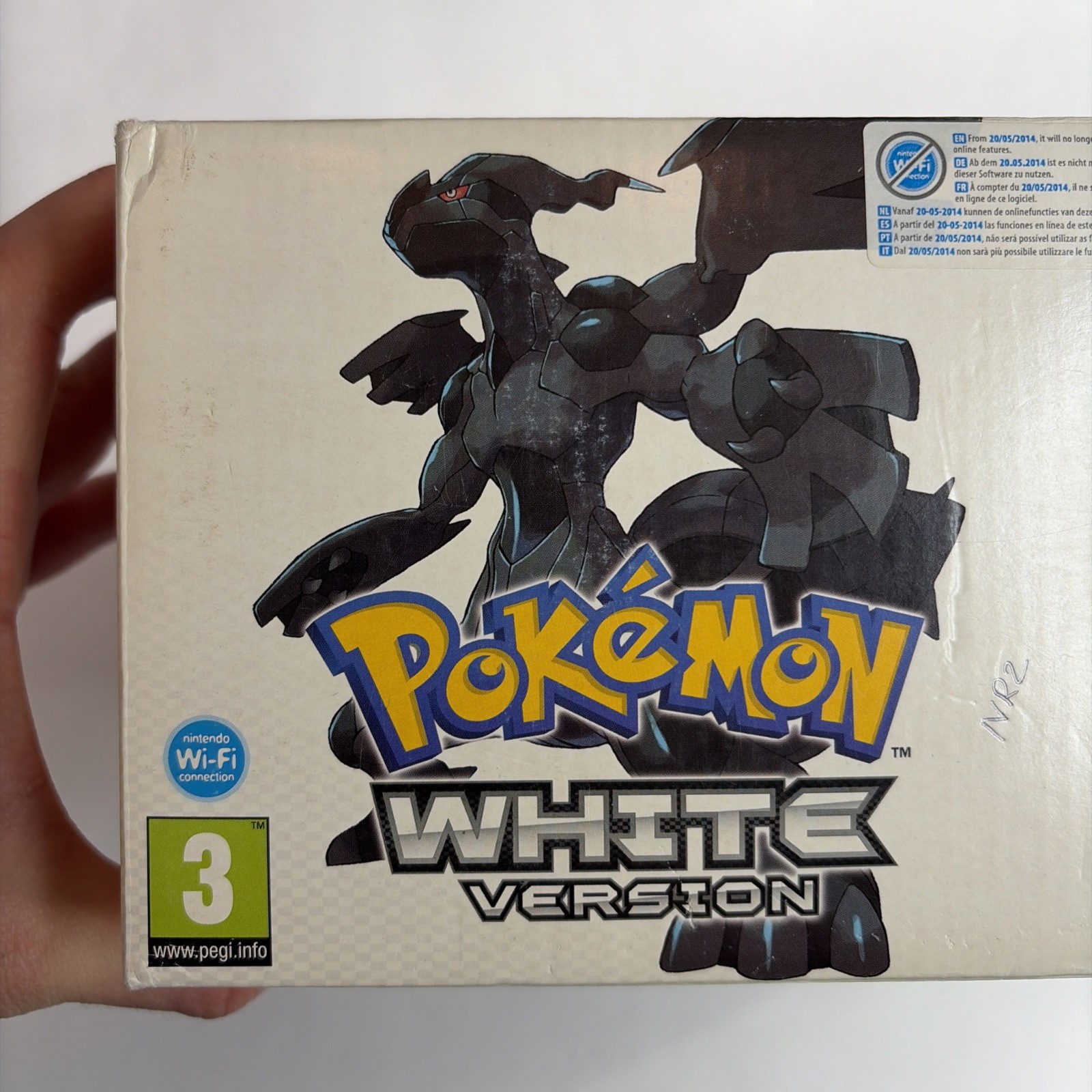 Nintendo DSi Pokemon White Reshiram Zekrom Edition Box And Inserts Only! PAL
