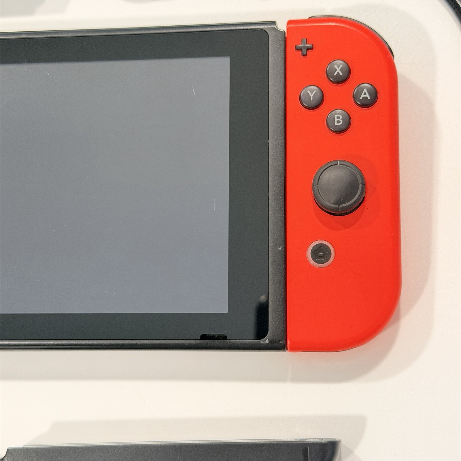 Nintendo Switch Console Neon Blue/Red Joy-Con Lot Won’t Charge Parts Only