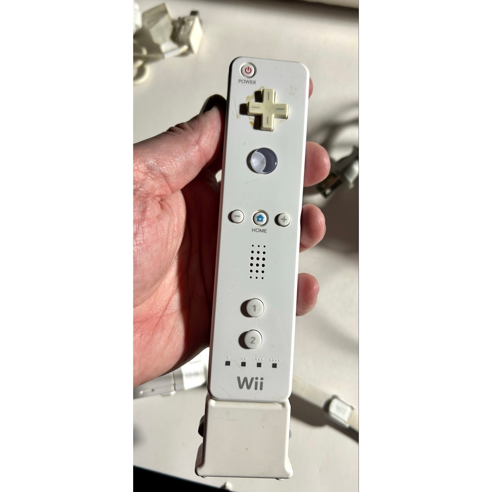 Nintendo Wii Console w/ Cords 1 Wii remote 1 Nunchuck in box w/ 4 Games🔥