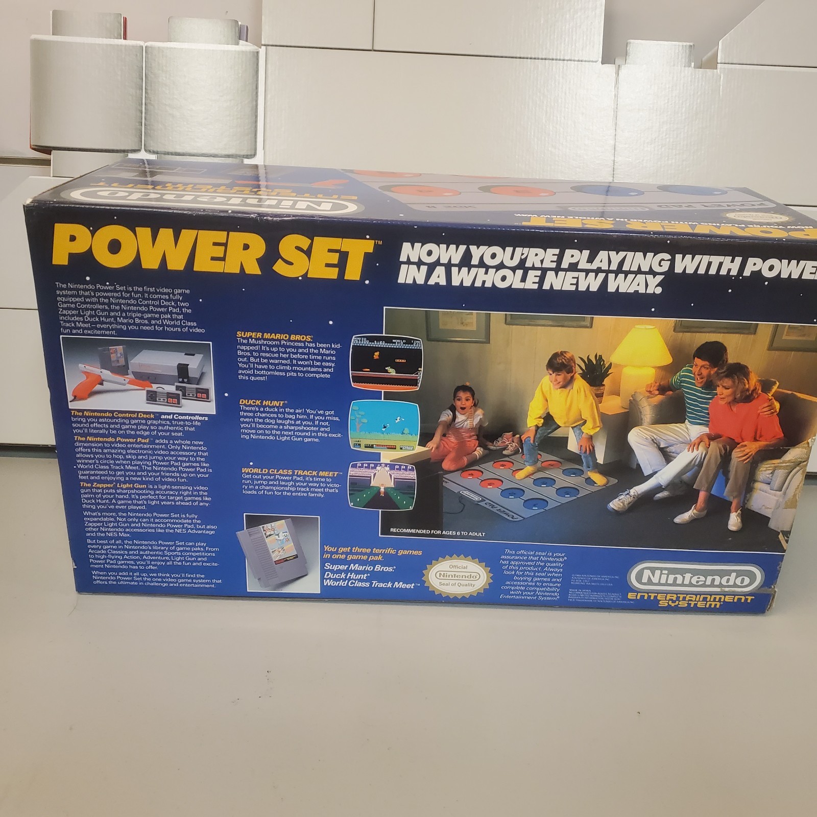 Nintendo Entertainment System NES Power Set CIB | Tested Working W/ Accessories