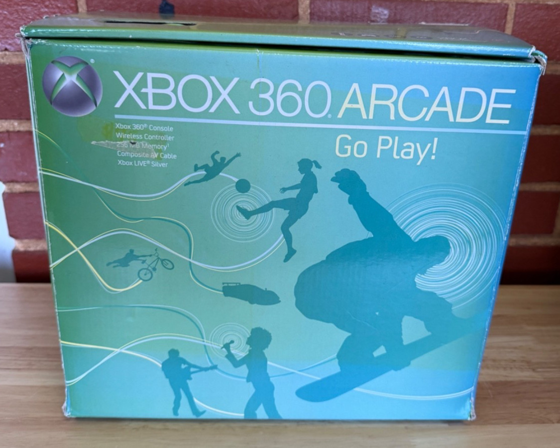 Xbox 360 Arcade Console Cib XGX-00001 256 MB Mint CIB