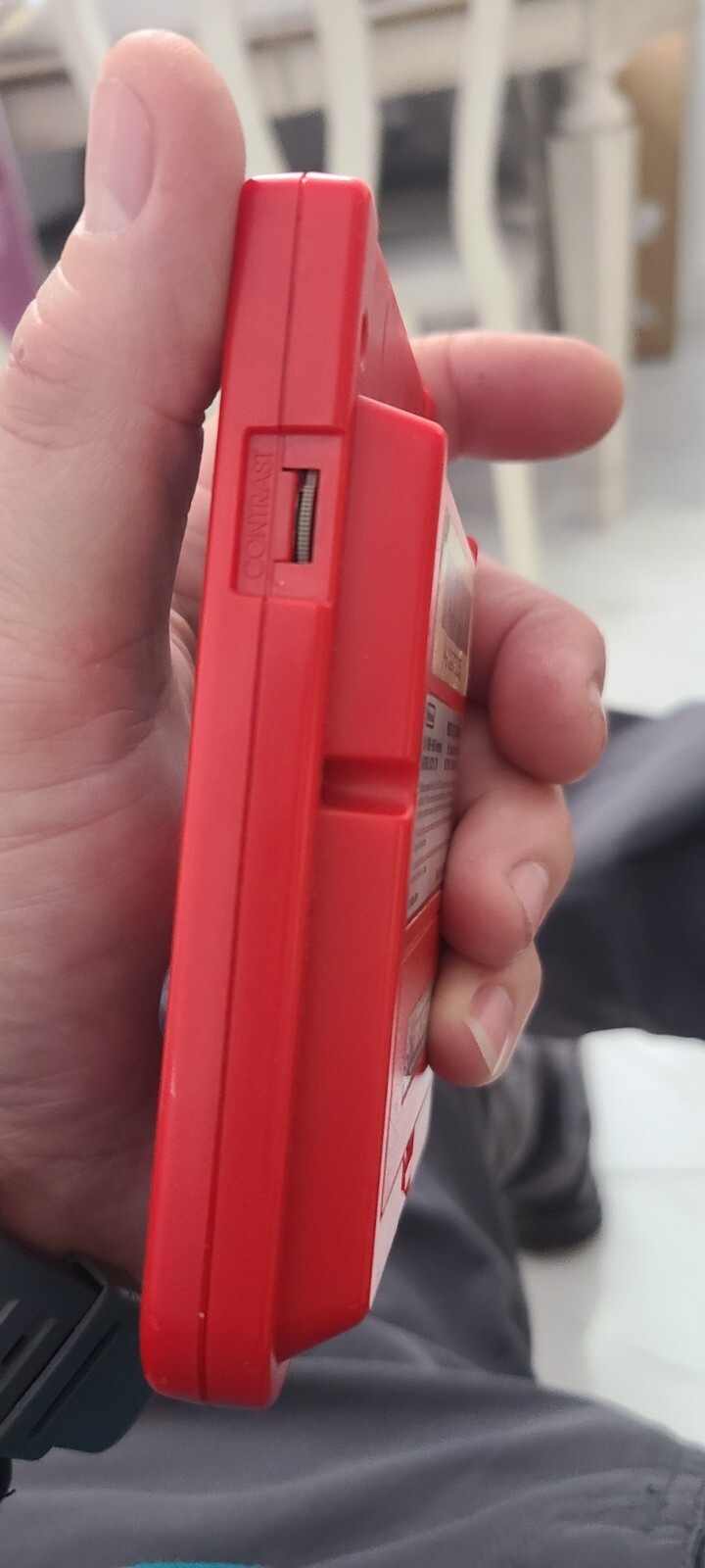 Vintage Nintendo Game Boy Pocket Red handheld electronic console 1996
