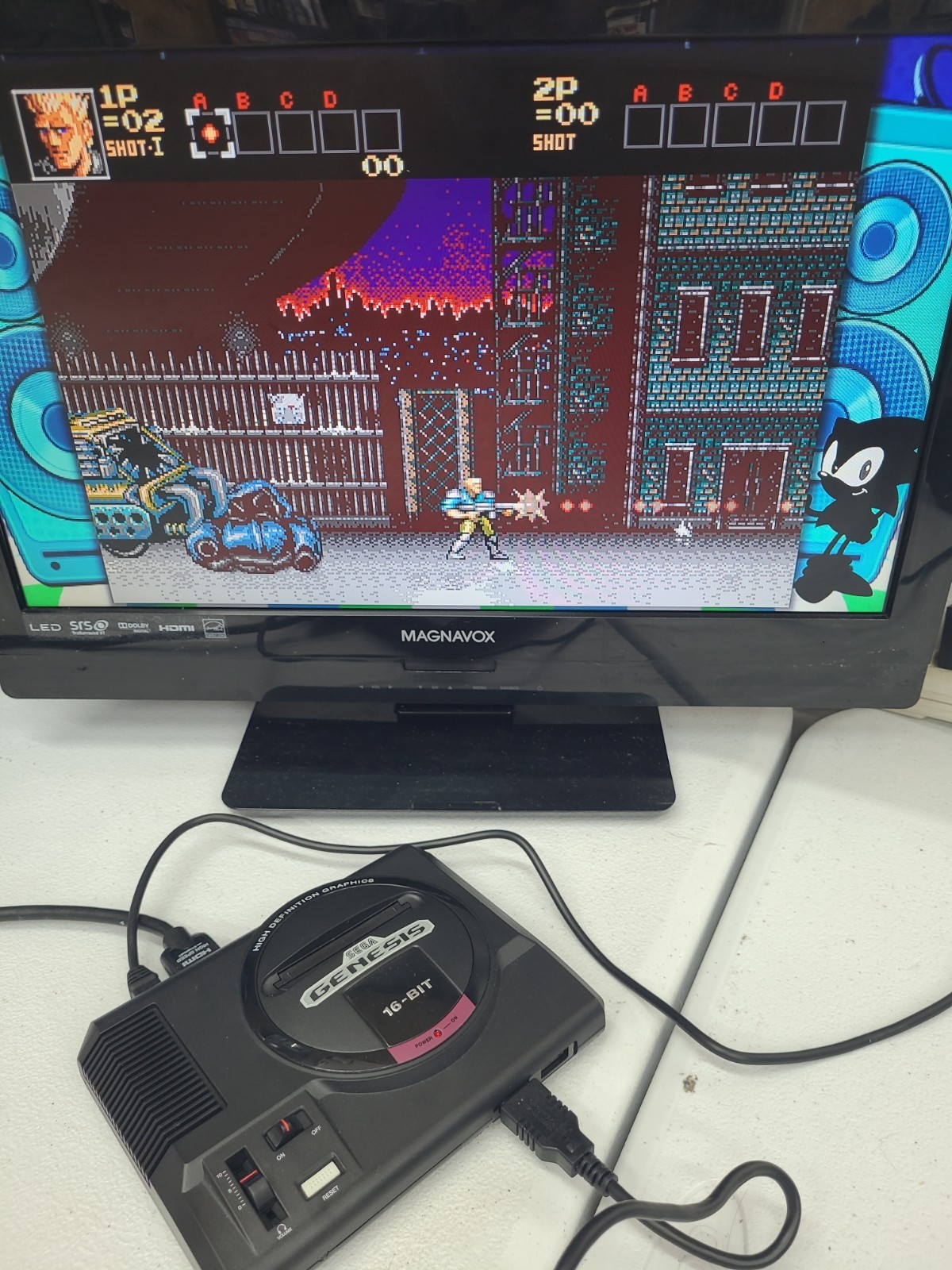 SEGA Genesis Mini Home Game Console – Black With The Box Tested