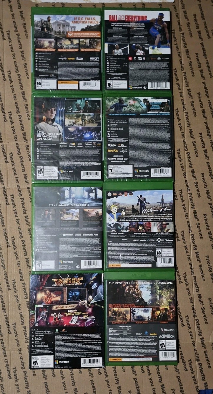 8 Microsoft Xbox ONE Games New & Used Lot #5 Read Description SEALED