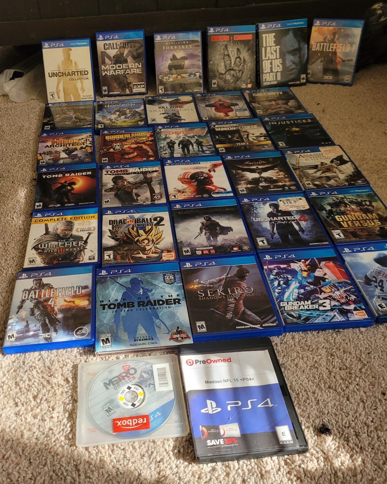 Sony PlayStation 4 PS4 1TB Black Ops 3 Console Gaming System with 30+ games.