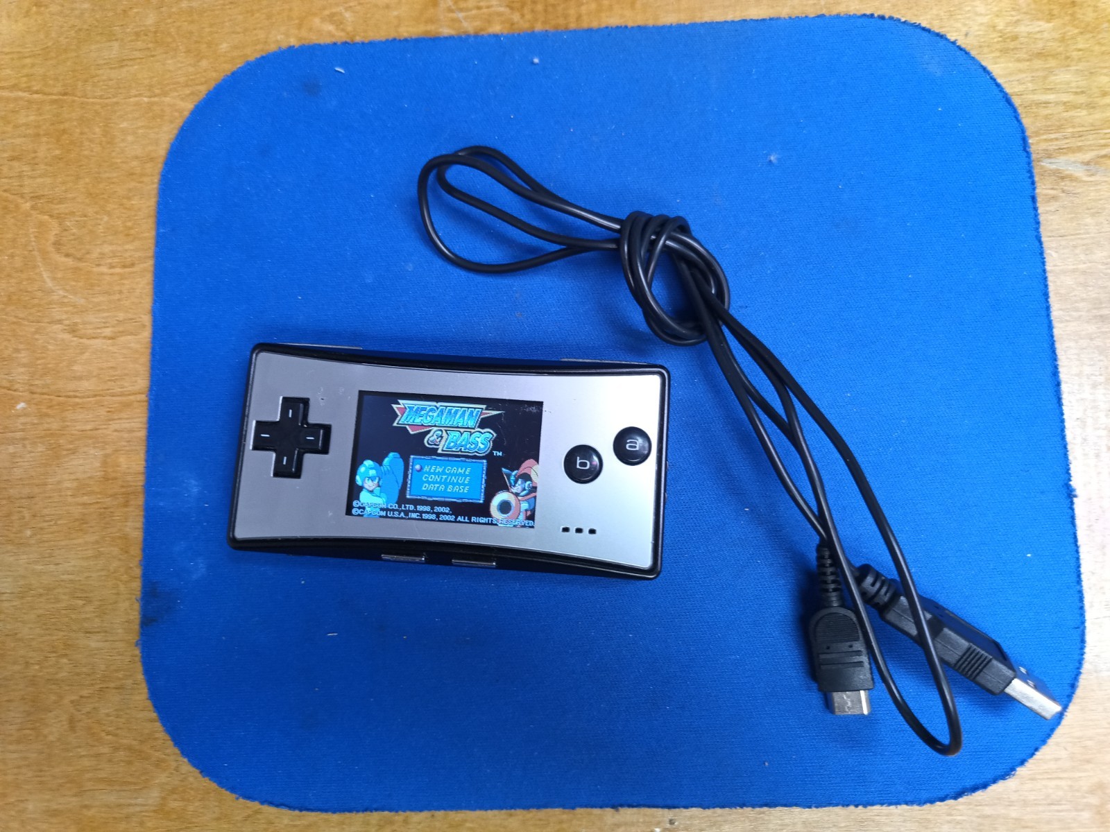 Nintendo Game Boy Micro Black/Silver Handheld Console Tested Working