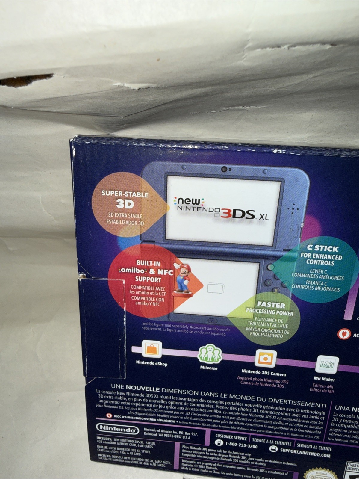 Nintendo New 3DS XL New Galaxy Style Purple/Black Wi-Fi NFC Handheld System New