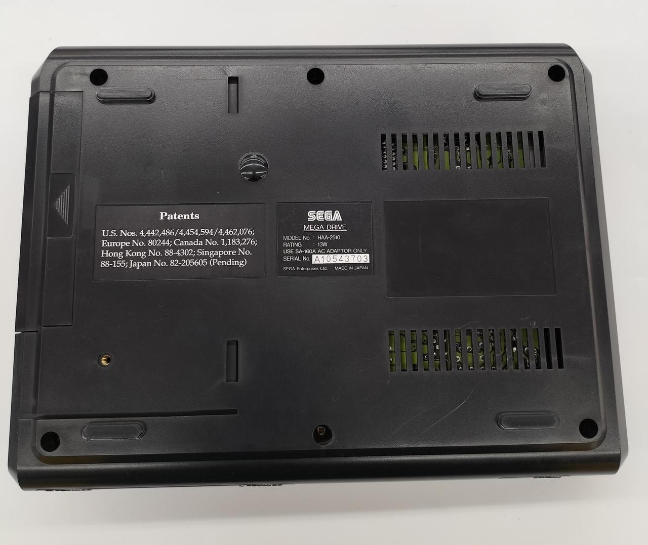 Game Console Model HAA 2510 SEGA