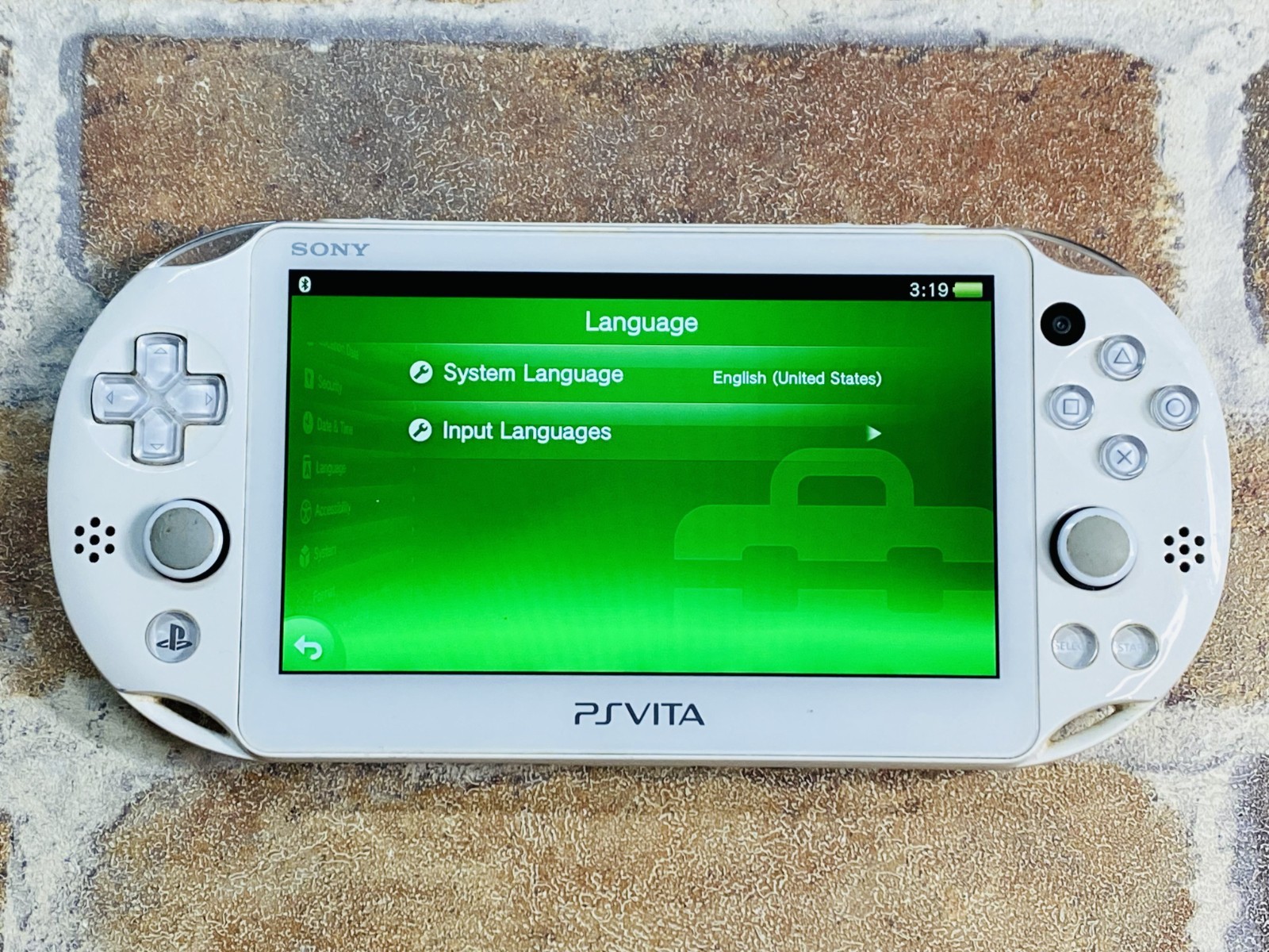 PS Vita Light Blue White PCH-2000 Sony Japan Mobile Case 16GB Charger Ex DDP