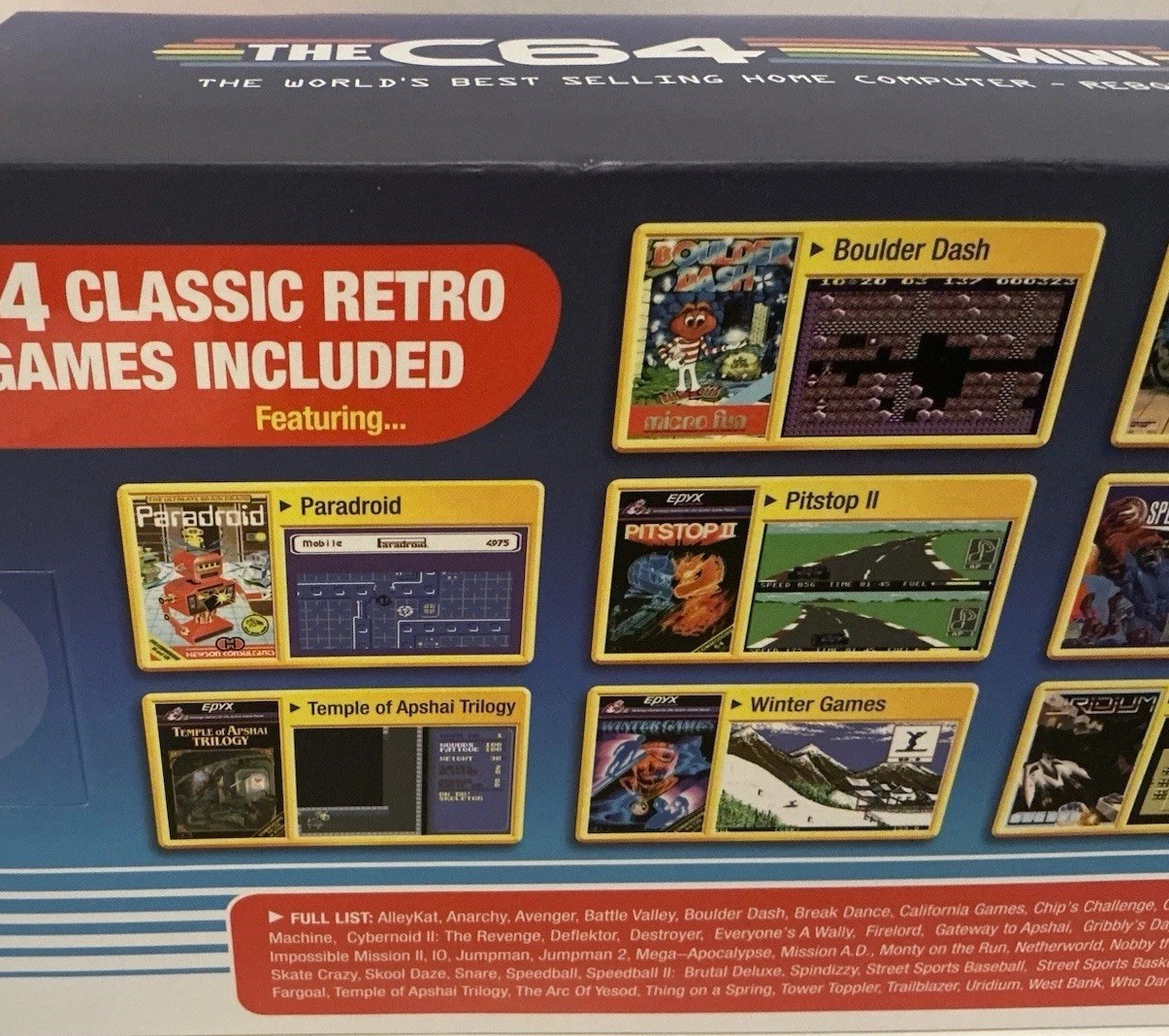 THE C64 MINI COMMODORE 64 BOXED HDMI CONSOLE BRAND NEW FACTORY SEALED
