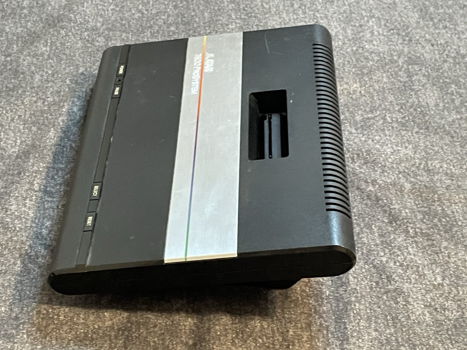 Atari 7800 Video Game Console 1 OEM Controller AV RF Adapter Cleaned Tested