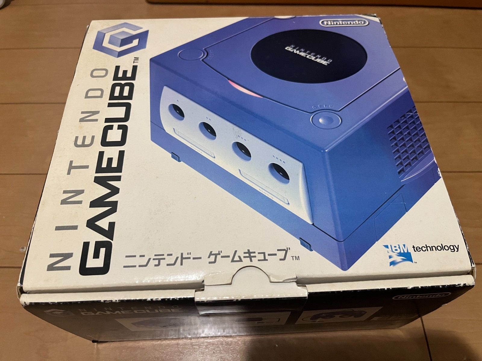 Nintendo GameCube Console & Controller Violet Color with BOX and Manual 2 Games