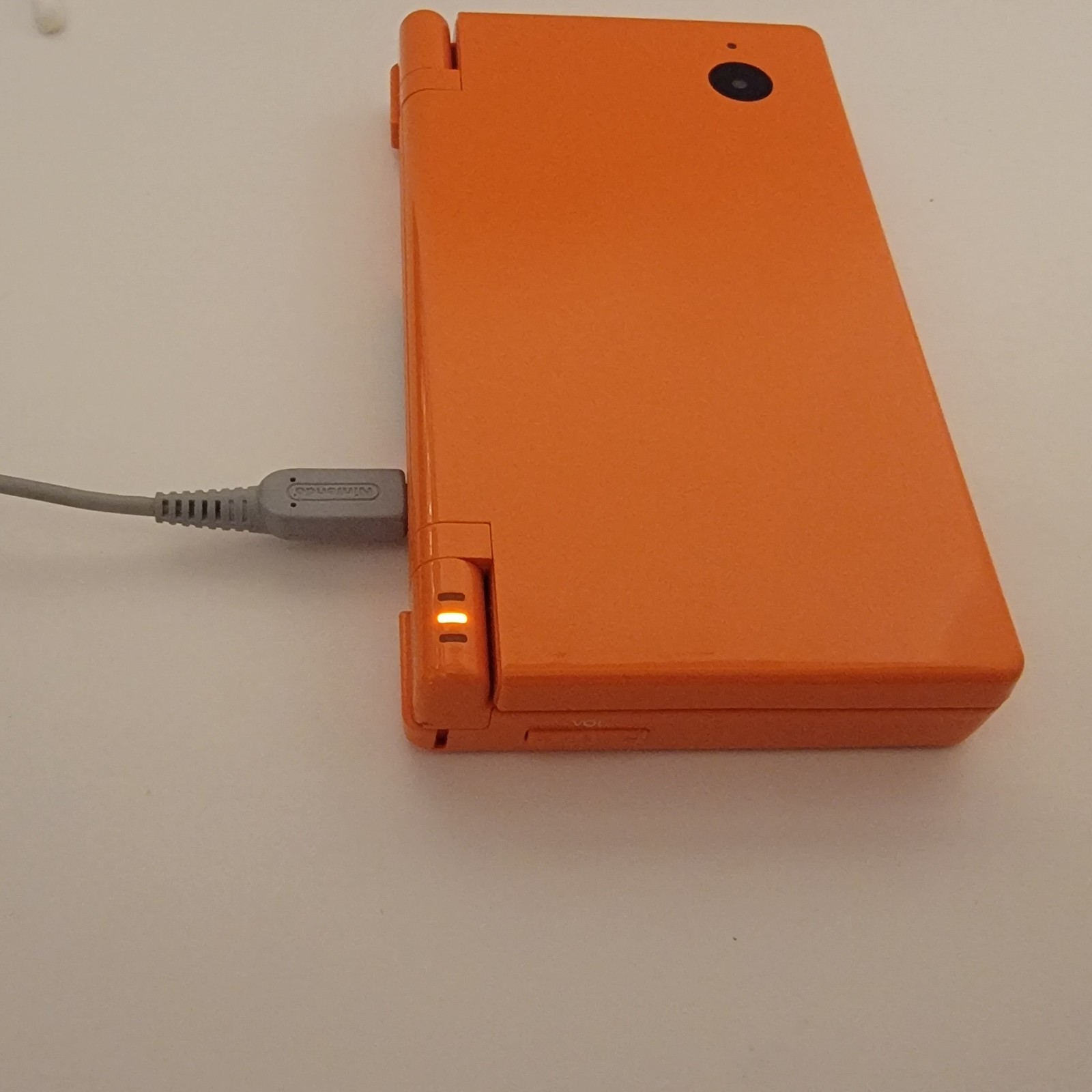 Nintendo DSi Orange Console W/ Sonic Rush Adventure, Stylus, & Charger – READ