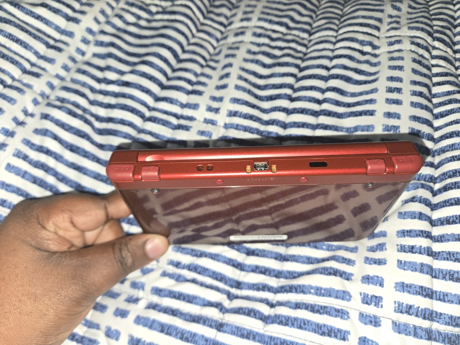 Dual IPS New Nintendo 3DS XL LL Metallic Red Console US MOTHERBOARD GREAT COND
