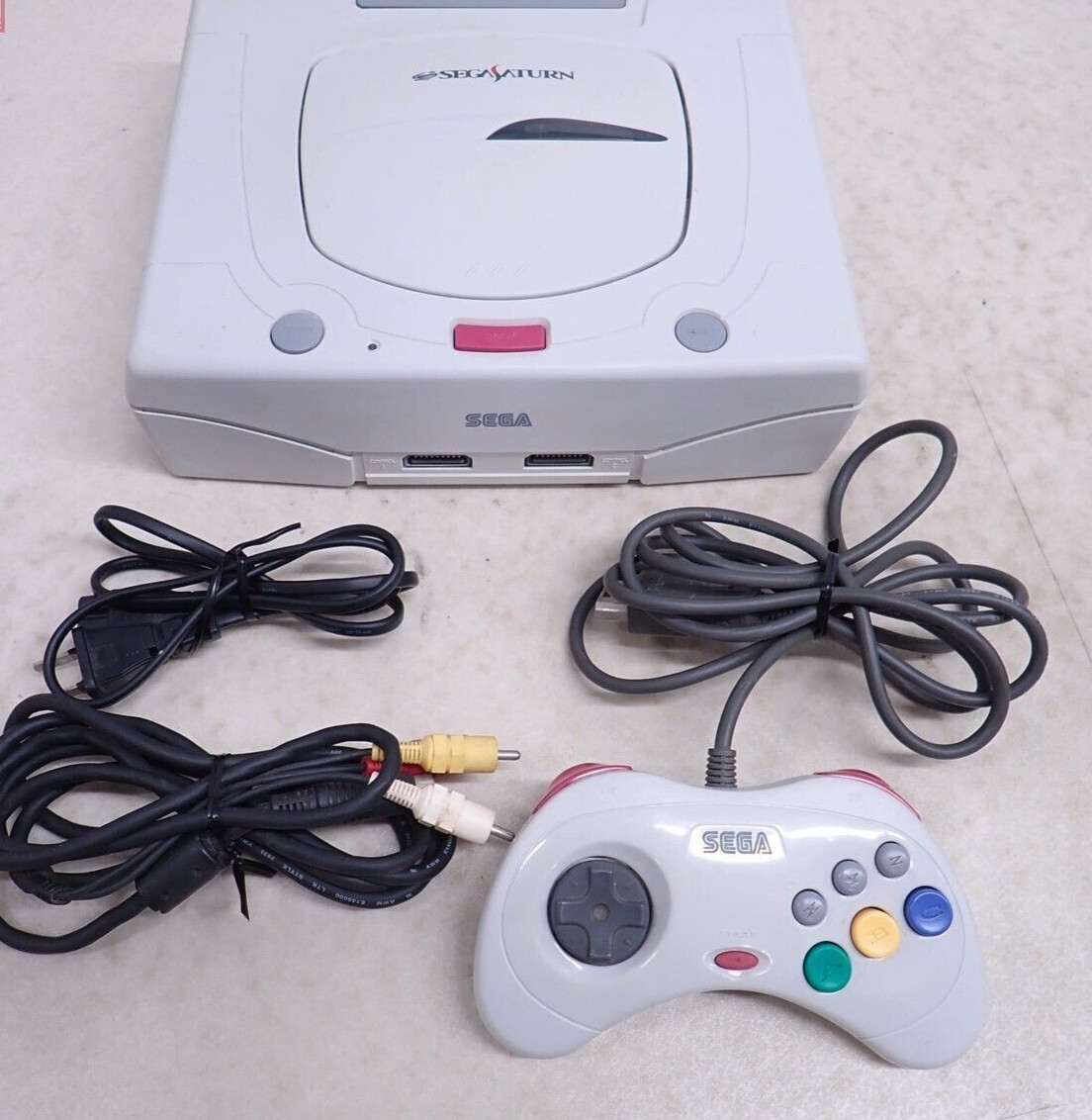 Sega Saturn Console White HST-3220 Japanese Version