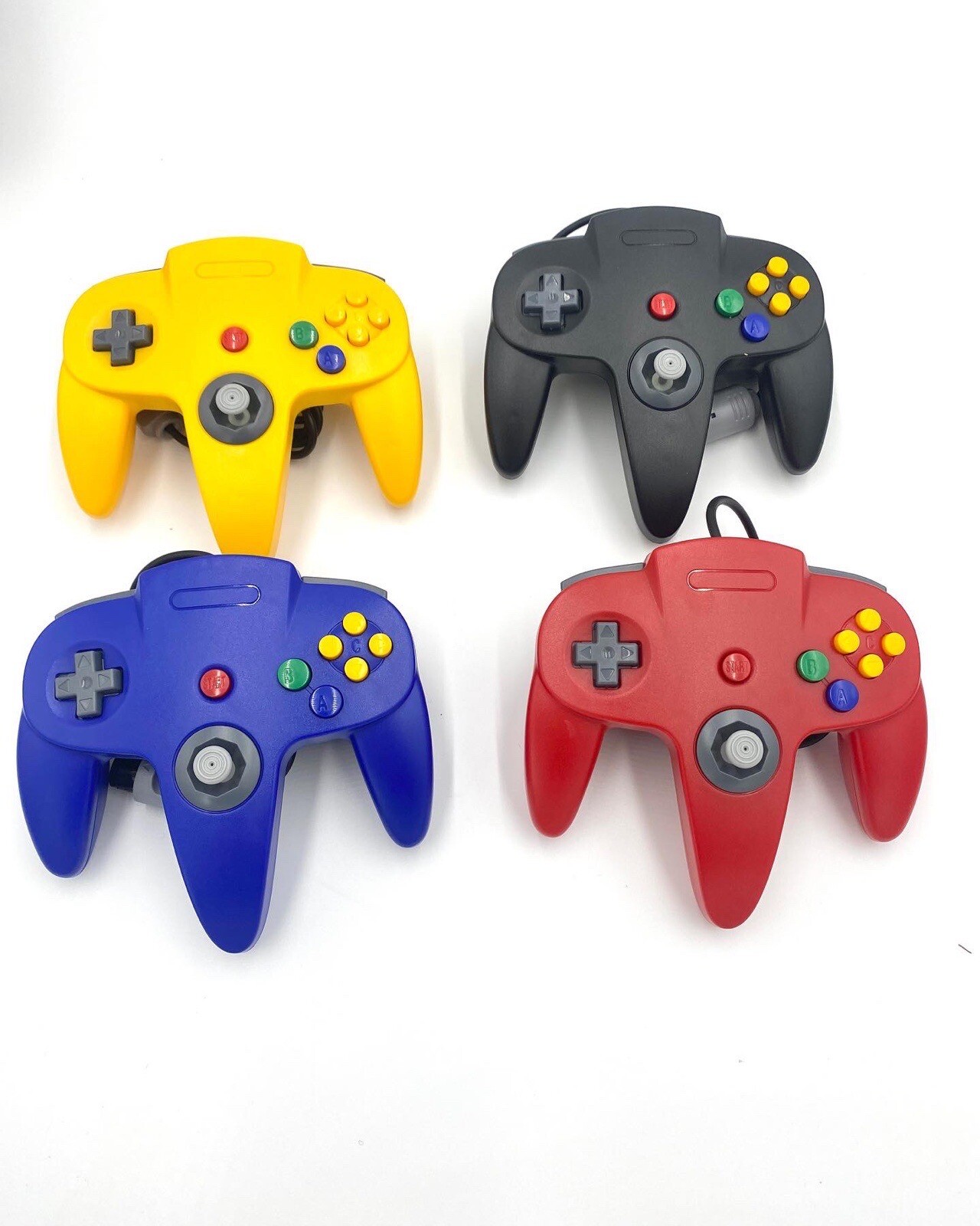 Nintendo 64 Console Various Colors Region Free + Controllers And Wires Bundle